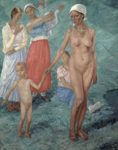 صباح 1917 بواسطة Kuzma Sergeevich Petrov Vodkin